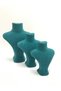 Domestic Production Linen Fabric Green Color Three Size Jewelry Mannequin - 2