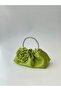 Copy - Shiny Satin Rose Portfolio Evening Dress Handbag - 4