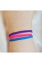 Unisex 3-Piece Purple Pink Blue Elevator Adjustable Knitted Macrame Bracelet Set-Gift Rope Bracelet - 2