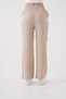 Women's Summer Muslin Trousers 100% Cotton Wide Leg with Pockets (Sm25) - 6