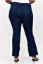 Women Bootcut Fit Washed Stretchable Denim Jeans, Blue - 4