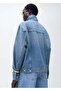 Oversize Pocket Denim Coat - 4
