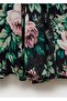 Floral Print Ruffle Dress - 8