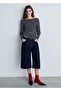 Striped boat neck T-shirt - 2