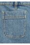 Denim Shorts with Pockets - 8
