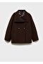 Short Pure Wool Overcoat - 3