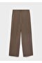 Straight Cut Pants with Bow - 3