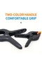 9inch 3/4/ 6/9 inch Plastic Nylon Adjustable Woodworking Clamps Wood Working Tools Spring Clip Carpe - 5