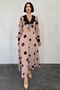 Women's Vintage Retro Style Long Chiffon Lining Dress 1D-7514 - 2