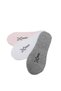 Dellıah-B 3-Piece Ballerina Socks 36-40 Gray Pink White P- 000000000000011540 - 3