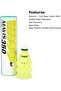 Mavis 350 Shuttlecocks (Pack of 6) – Yellow, Slow Speed, Durable & Accurate Flight - 4