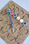 Puzzle Letters Wooden Painting and Activity Set for Kids - with Brush and Acrylic Paint Gift - 3