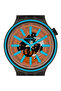 Unisex Analogue Quartz Movement Watch with Polymer 47mm Case and Silicone Bracelet