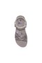 K600-Gms Martinique 3 Ladies Women's Sandals Black Gray - 6