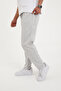 Men's Pique Pants with Elastic Waist, Stretch Fabric Folded Legs, Jogger Model (Wide Fit) - 3