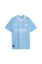 Youth Kids Manchester City 23/24 Home Football Jersey Top - Blue - 4
