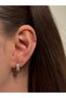 Xuping Steel Earrings Dora Gold Color with Stone Women's Hoop Earrings & Bright and Exquisite Steel Jewelry Model Es - 4