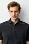 Men's Polo Neck T-shirt Black - 5