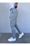 Slim Fit Straight Lycra Men's Fabric Trousers - 4