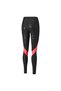 Womens Ultraform High Waist Full Length Printed Running Sports Leggings - Black - 2