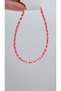 Colorful Bead Anklet with Gold Topcuk Detail