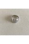 Zircon Stone Detail Silver Color Steel Women's Ring - 3