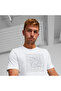 Mens Reflective Graphic T-Shirt - White - 4