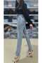 High Waist Mom Jean Pants Karyıkama - 5