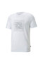 Mens Reflective Graphic T-Shirt - White - 6