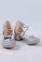 Girls' High Heel Shoes-Ankle Velcro, Easy Wear-Rhinestone, Glittery Children's Evening Dress Shoes - 3