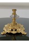 Porcelain Presentation Plate with Gold Handle and Foot - 6