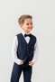 Boys Slim Fit Suit with Vest – 4 Pieces (Vest, Pants, Shirts, Bow Tie) - 3