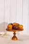 JustWood Mummy 25 Cm Round Cake Presentation Serving Plate with Wooden Legs - 4