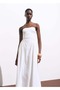 Strapless midi dress