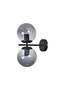 Zagreb Special Living Room - Kitchen - Cafe Design Metal Body Glass 2-Piece Wall Sconce