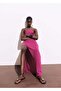 Drape Strapless Dress - 5
