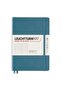 Leuchttrum 1917 غطاء صلب متوسط ​​(A5)، 251 صفحة مرقمة منقط دفتر ملاحظات أزرق حجري 363334