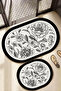 Rasse 60X100 50X60 Non-Slip Base 2-Piece Bathroom Mat Set