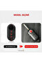 Fiat Compatible 500, Doblo, Fiorino, Punto, Ducato, Bravo, Panda Silicone Patterned Key Case (Red) - 3