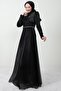 Eliza Hijab Evening Dress Black - 4