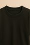 Black Color Oversize White Women's Printed Unisex T-Shirt T-Shirt - 3