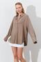 Women's Soil Oversize Linen Shirt - 3