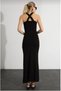 Keyymod Women's Halter Neck Below Knee Thin Back Cross Knitwear Dress - 5