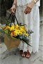 Women's White Embroidered Lace Design Skirt - 5