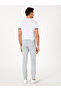 Ice Blue Slim Fit Cotton Blended Jean Pants 50298870-Vr036 - 4
