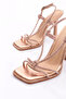 2033 Women's Stone Rope Detailed Heeled Shoes - 4