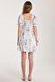 Women's Standard Fit Regular Cut U Neck Mini Dress - 5