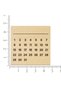 No Kao 0402-003 Wooden Agenda Wooden Stamp - 3