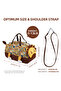3D Cute Lion Kids Duffle Bag/Activity Bag - Brown, 18" - 5