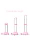 17" School Bag Set of 3 w/ 4 Wheel Trolley, Pencil Pouch - Love Pink - 6